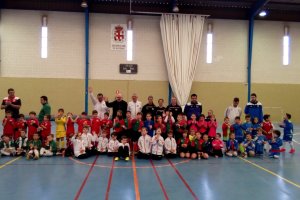 La gran familia del fútbol sala.