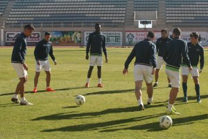 Entrenamiento del CD El Ejido en Santo Domingo.