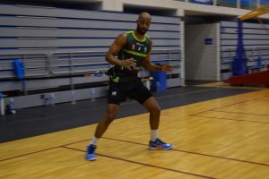 Moisés Cézar en plena sesión de entrenamientos.