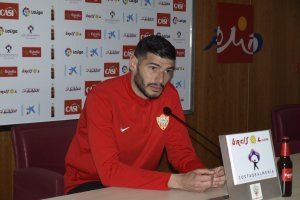 Rueda de prensa de Javi Álamo.