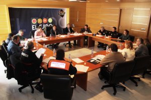 Imagen de archivo de una Junta Local de Seguridad celebrada en El Ejido.