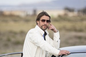 Jay Kay, ayer en Cabo de Gata.