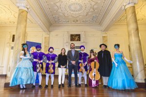 Presentación del Carnaval de Almería, ayer en el Círculo Mercantil.
