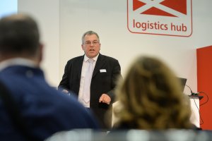 Imagen de una charla en el TechStage del Messe Berlin. Fuente: Fruit Logistica.