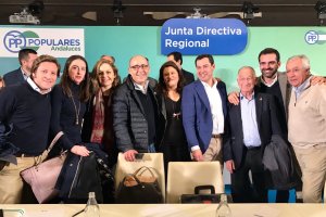 Almerienses en la Junta Directiva Regional del PP andaluz.