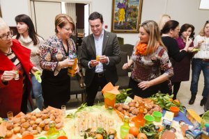 Momento de la presentación.