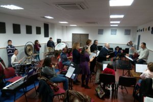 Ensayo de la gala solidaria que se celebra el viernes.