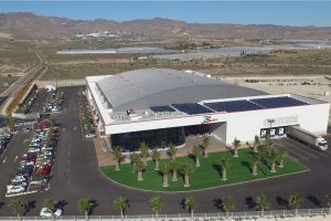 Vista aérea de la nave industrial de Biosabor. Fuente: Biosabor.