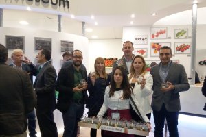 Stand de CASI en Fruit Logistica en el que presentaron el nuevo tomate de HM Clause.