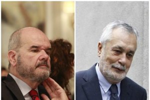 Los ex presidentes Chaves y Griñán.