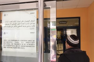 Oficina de Extranjería de Almería, con un aviso sobre gestiones de Tráfico