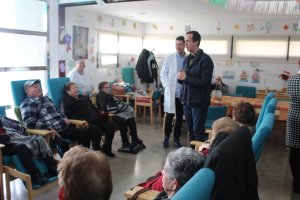 Momento de la visita.