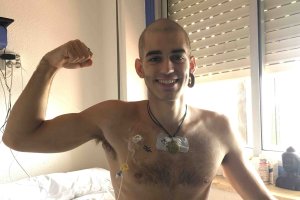 Pablo Ráez siempre mandaba mensajes de optimismo desde el hospital.