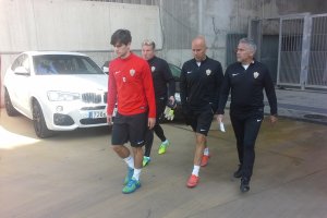 Pepe Morales y Sergio Pardo dirigieron el entrenamiento.