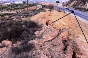 zona  en la que se encontraría la tumba  según el experto José Martínez Ruiz.