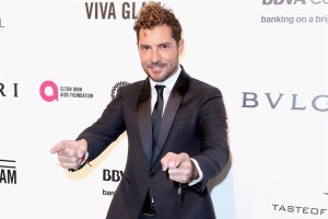 Bisbal en la fiesta de Elton John.
