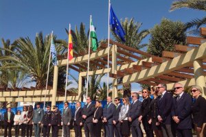 Celebración del Día de Andalucía en el parque del Palmeral de Balerma.
