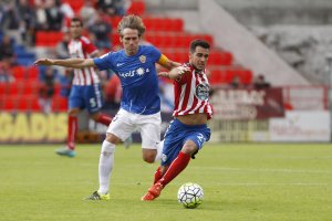 Corona en el Lugo-Almería de la pasada Liga.