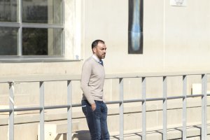 Raúl Lozano en el campo Anexo.