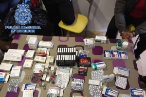 Algunas de las sustancias intervenidas.