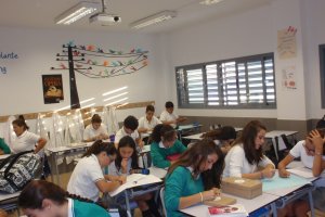 Alumnos del Colegio ValdeSerra de Vera.