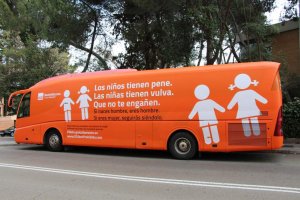 El bus de la polémica.