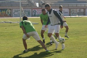 Samu Corral durante un entrenamiento.