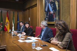 Momento de la presentación.