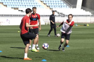 Ejercicios de posesión de balón.