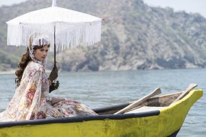 Nerea Camacho en una imagen de la serie La esclava blanca, rodada en Colombia.