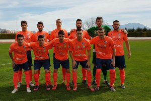 Alineación del CD El Ejido ante el FC Jumilla.