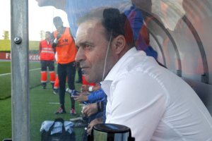 Salmerón, en la Ciudad Deportiva de Valdebebas.