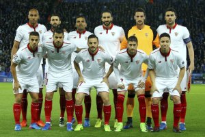 El once del Sevilla.
