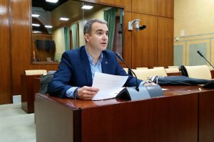 Imagen del parlamentario del PP Amós García.