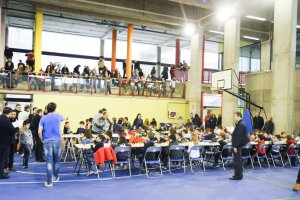 El escenario de la competición se vio muy concurrido.