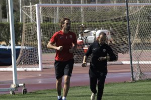 Borja Fernández y el recuperador Enrique Portaz.