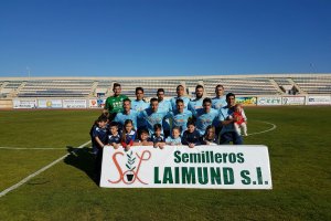 Alineación del CD El Ejido ante la Balona.