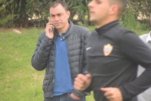 Raúl Lozano, en el campo Anexo.