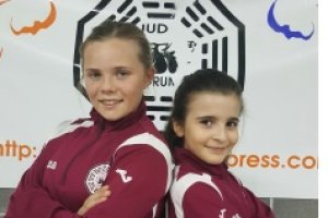 Las judokas virgitanas.