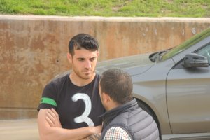 Fran Vélez estuvo el lunes en el Estadio.