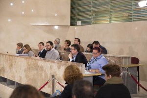 Bancada de la oposición en el Ayuntamiento