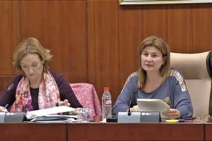 Imagen de la parlamentaria del PP.