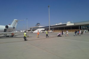 Instalaciones del aeródromo de El Alquián.