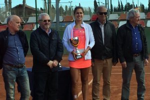 La tenista almeriense brilla en Castellón.