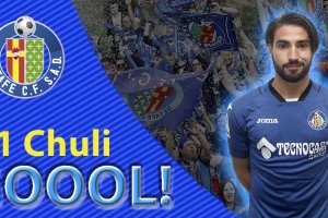 Chuli se ha metido en el bolsillo a la afición del Getafe.