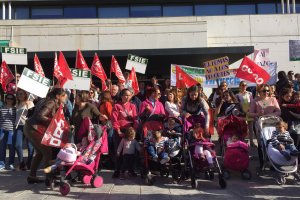 Imagen de la protesta.