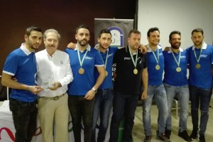 Pescadores del Club El Perdigal que irán al Mundial.