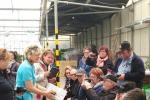 La expedición canadiense en las instalaciones de Clisol Agro.