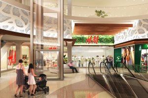 Imagen virtual de la zona comercial que se inaugura hoy en Copo.