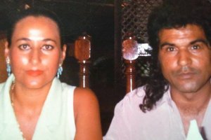 María La Rabota junto a José El Negrillo.